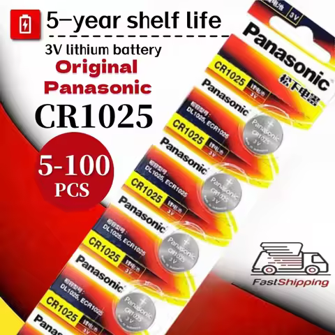 Panasonic CR1025 3V Lithium Button Battery KL1025 BR1025 LM1025 DL1025 CR 1025 5033LC Coin Cell Watc