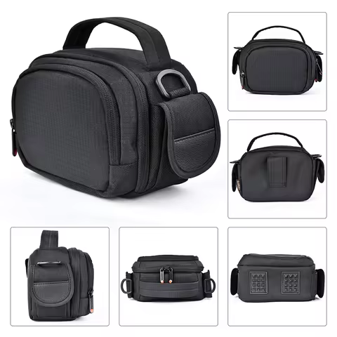 FOSOTO Portable Camera Camcorder Bag Compatible for Canon VIXIA HF R800 R700,Sony HDR-CX405 CX675 CX