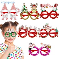 COLO Christmas Glasses Plastic Santa Gnome Decorative Sunglasses Kid Party Costume