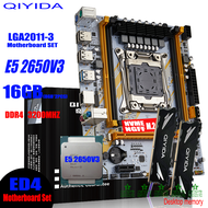 Kkde ชุด X99โมเดอร์บอร์ด Xeon E5 2650 V3 Cpu Lga 2011-3 Ram Processor 16G = 2*8G Ddr4 Geheugen Nvme M.2 E5 D4