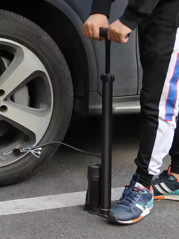 Bike Air Floor Pump Alloy Steel Air Compressor Cycling MTB Bicycle Tire Inflator for Schrader/Presta