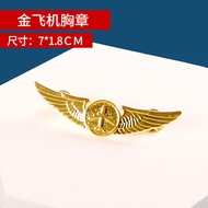 Aviation Pilot Chest Badge Airline Security Accessory Iron on Patch Customizable Clothing Accessorie