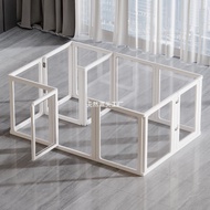 Fence Acrylic Transparent Dog Fence 75cm Heightened Indoor Household Fence Free Combination Dog Cage