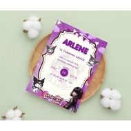 BIRTHDAY INVITATION CARD (NO ENVELOPE) 3R 4R