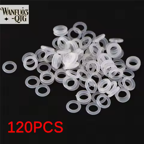 120Pcs Silicone Rubber O-Ring Switch Dampeners White For Cherry MX Keyboard