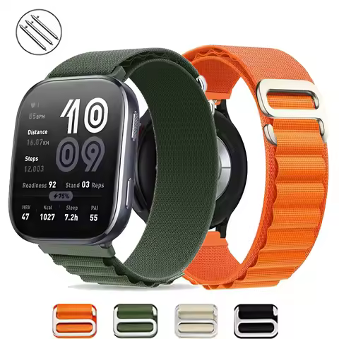 Alpine Loop Band for Amazfit Bip 6 5 Bip6 Smart watch Replacment Bracelet 20mm 22mm Strap for Amazfi