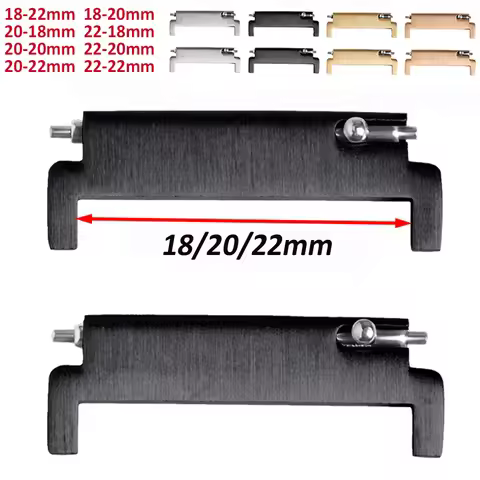 2pcs Watch Strap Adapter Watch Accessories 18mm To 20mm 22mm,20mm To 18/20/22mm,22mm To 22mm Quick R
