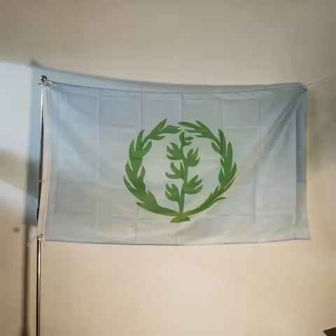 Eritrean Flag Meley 1952-1961 | National Banner for Outdoor & Indoor Decor | Durable Polyester with 