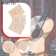 [STARTIST] 3x Guitar Neck Shims Repair Tools Bass Accessories Portable Solid Wood Shaped 0.25 0.5 an