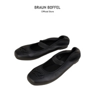 Braun Buffel (Online Exclusive) Volia Ballet Flats In Black