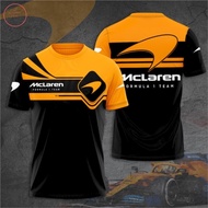 2025  McLaren F1 3D Printed Formula Racing Men T Shirt Oversized Tracksuit Jacket Summer Top