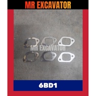 Isuzu 6BD1 / 6BG1 Engine Hitachi EX200-1/2/3/5 Sumitomo SH200A1/A2/A3 Turbo Exhaust Manifold Gasket 