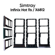 Simtray Infinix Hot 11s / X6812 / X6812B - Simlock Sim Lock Simcard Holder