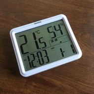 熊熊百貨TANITA室內溫濕度計日本百利達RH-002智能溫度計帶鬧鐘 時間日歷