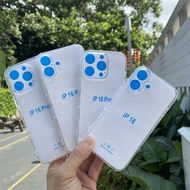 C/C- ฝาครอบ CASING SOFTCASE CLEARCASE jelyycase TPU 1.5 มม. บางพิเศษสําหรับ 1PHONE 16 IP16, IP16PLUS