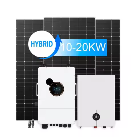 6kw 10kw 20kw 30kw Complete Home Solar Panel Grid Energy System Lithium Life04 Battery MPPT Solar Po