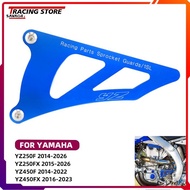 Motorycle Front Drive Sprocket Cover Chain Guard Protector For Yamaha YZ250F YZ250FX YZ450F YZ450FX 