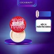 Horus 4EVERYOUNG Loose Setting Powder 7g provides natural coverage to help control excess oil