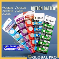 Lithium Battery Alkaline Battery CR2032 CR2025 CR2016 LR1130 LR44 AG13 Button Battery Watch Battery 