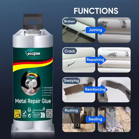 "Extra Strong Foundry Glue High Temp Metal Repair Adhesive for Casting Welding Iron Aluminum Tank Ra