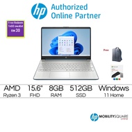 HP 15s-eq2196AU gold / 15s-eq2197AU silver (R3-5300U, 8GB, 512GB SSD, 15.6" FHD)
