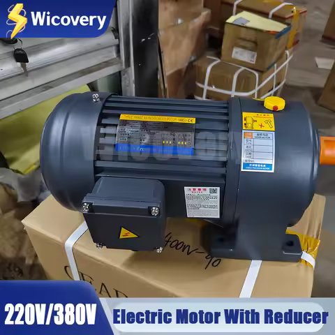 750W 1500W 2200W Three Phase AC 380V Electric Motor Aluminum Shell Motor Pure Copper Winding Motor W