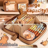 Hộp đựng bút chì capybara dễ thương với Bộ Dung tích lớn và văn phòng phẩm Kawaii