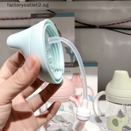 factoryoutlet2.sg Baby Feeding Accessories Children Water Cup Straw Liquid Silicone Sippy Drink Bottle Accessories Hot