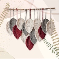 Walldecor Macrame Leaves Macrame Decoration Tassel Leaves