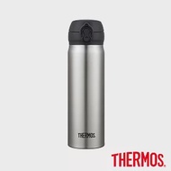 【THERMOS 膳魔師】超輕量 不鏽鋼真空保溫瓶0.5L-不銹鋼色(JNL-500-SBK)