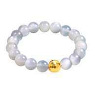 TAKA Jewellery 999 Pure Gold Ball Charm Bracelet