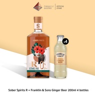 Smooth bold and a little bit fiery (Sober Spirits mixed with Franklin & Sons)