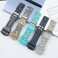 ~~ Watch Accessories Camouflage Resin Strap Men Compatible with Cassy G-SHOCK GLS GD GA110 120 400Y