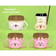 卡娜赫拉 3"頭型飲料提袋-粉紅兔兔(隨機出貨)/P助/喵喵貓
