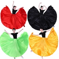 Xinjiang Dance Practice Skirt Ethnic Wei Ethnic Dance Practice Skirt Tibetan Performance Costume Ski