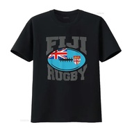 Fiji Flag Rugby Player Sports T Shirt vintage Washed Comfortable fashion Casual