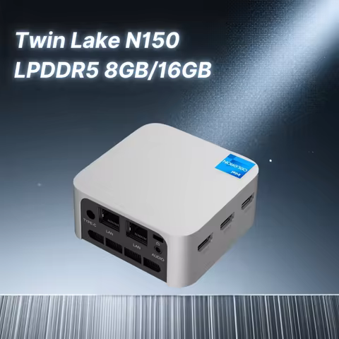 SZBOX T8 Plus Twin Lake N150 MINI PC Windows 11 Pro LPDDR5 8GB/16GB 512GB SSD WIFI5 BT4.2 Desktop Of