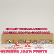 Original Alphard Emblem!! BEST BEST BEST