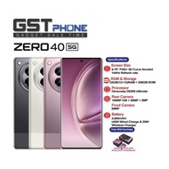 Infinix Zero 40 5G (12GB+12GB Extended Ram+256GB Rom) (Original Malaysia Set) With Premium Gift