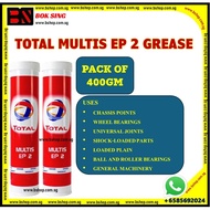 TOTAL MULTIS EP 2 GREASE 400G/GENERAL PURPOSE GREASE/BEARING GREASE/EP2 GREASE