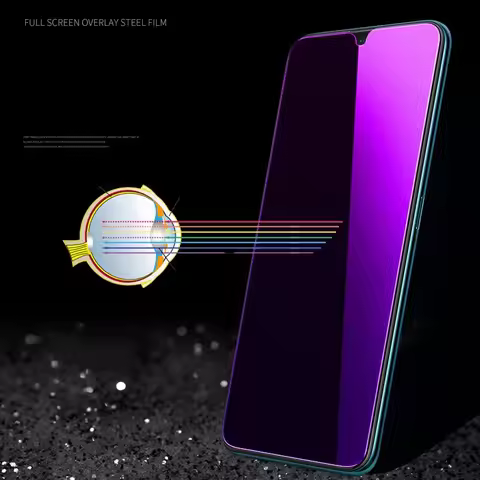 Tempered Glass for OPPO Reno8 2Z 2 ACE 2 Glass Anti Blue Screen Protector for OPPO Realme A5 A9 2020