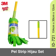 3m Scotch Brite Mop Green Strip Mop Set ID 721 Cleaning Tool P2E8 Newest Model Durable