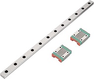 MGN12 Miniature Linear Rail Guide Rail, 300mm Length 12mm Width Linear Motion Rail, High Precision M