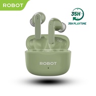 ROBOT TWS Earphone Airbuds T70E Deep Bass Bluetooth 5.4 Original - Garansi 1 Tahun