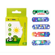 TOP SEAL TRANSPARENT WATERPROOF PLASTER/ KIDS CARTOON PLASTER 10PCS
