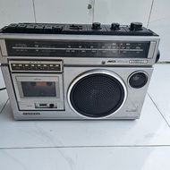 Máy ghi âm di động cassette đài FM SANYO MR-G380 Radio FM/AM đã qua sử dụng 2 đường tiếng