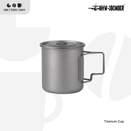 MHW-3BOMBER Titanium Cup แก้วไทเทเนียม แก้วแคมป์ปิ้ง ขนาด 400 ml