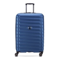 Delsey Paris Shadow 5.0 55cm 4 Double Wheels Expandable Cabin Trolley Case with Zip Securitech 2, Bl