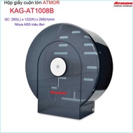 Large roll paper holder, black Atmor toilet paper box KAG-AT1008B