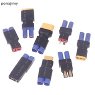[ponajimy] Adapter EC5 To XT60 XT90 T TRX Deans Female Male Connectors Banana Plug RC  Control Parts